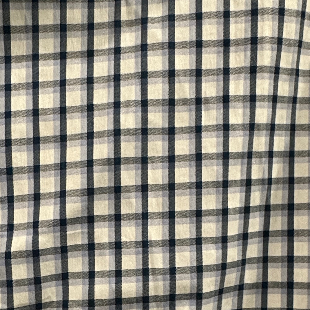 Bonobos Men's Black and White Checkered Shirt size 15 slim fit 33 - Picture 3 of 4